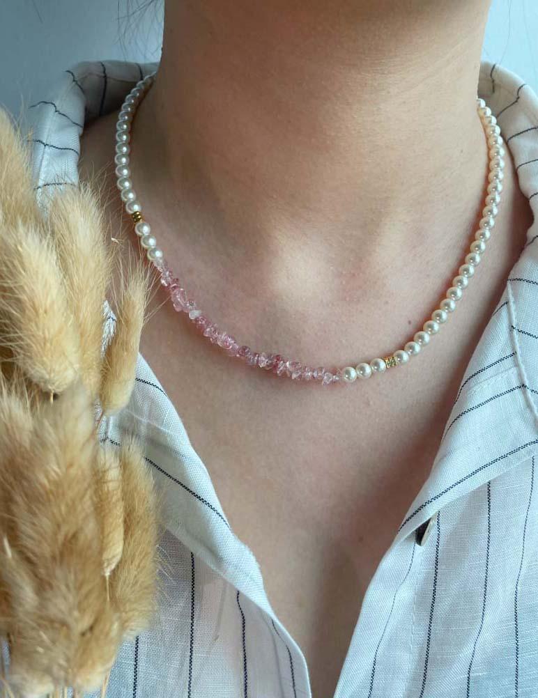 Cozinen Natural Pearl Necklace