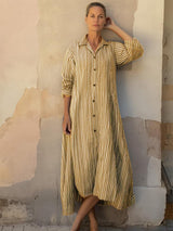 Women's Striped Shirt Dress