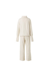 【Petite】Ladies Casual Waist High Collar Suit