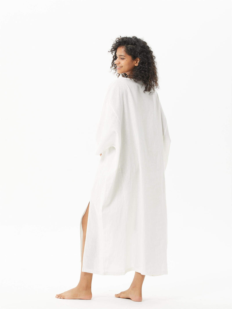 Linen Cotton Casual Oversized Dress