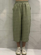 Elasticized Waist Pocket Relaxed Pants