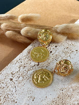 Cozinen Coin Decor Earrings