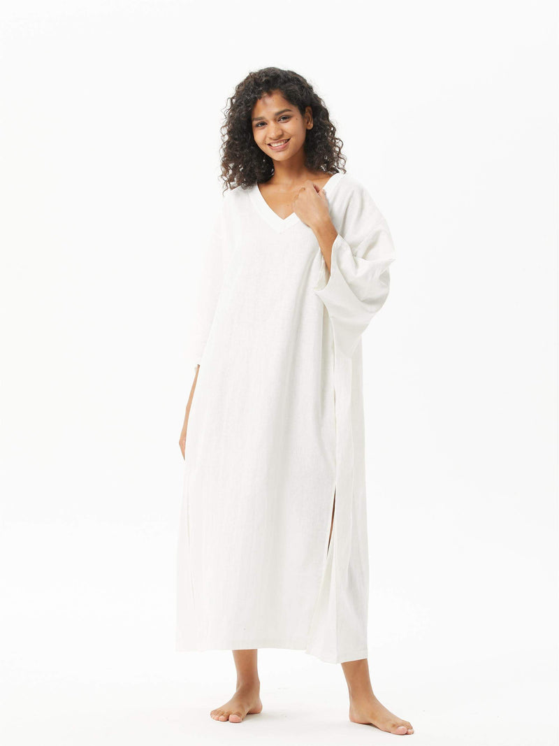 Linen Cotton Casual Oversized Dress