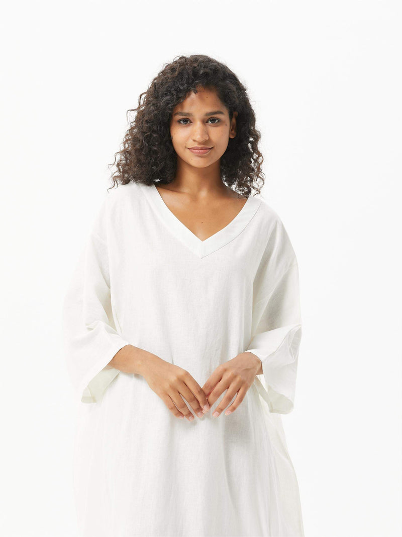 Linen Cotton Casual Oversized Dress