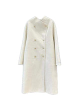 COZINEN Women's Double-Breasted Wool Coat