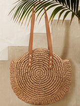 Wabi-Sabi Bamboo Weaving Handbag