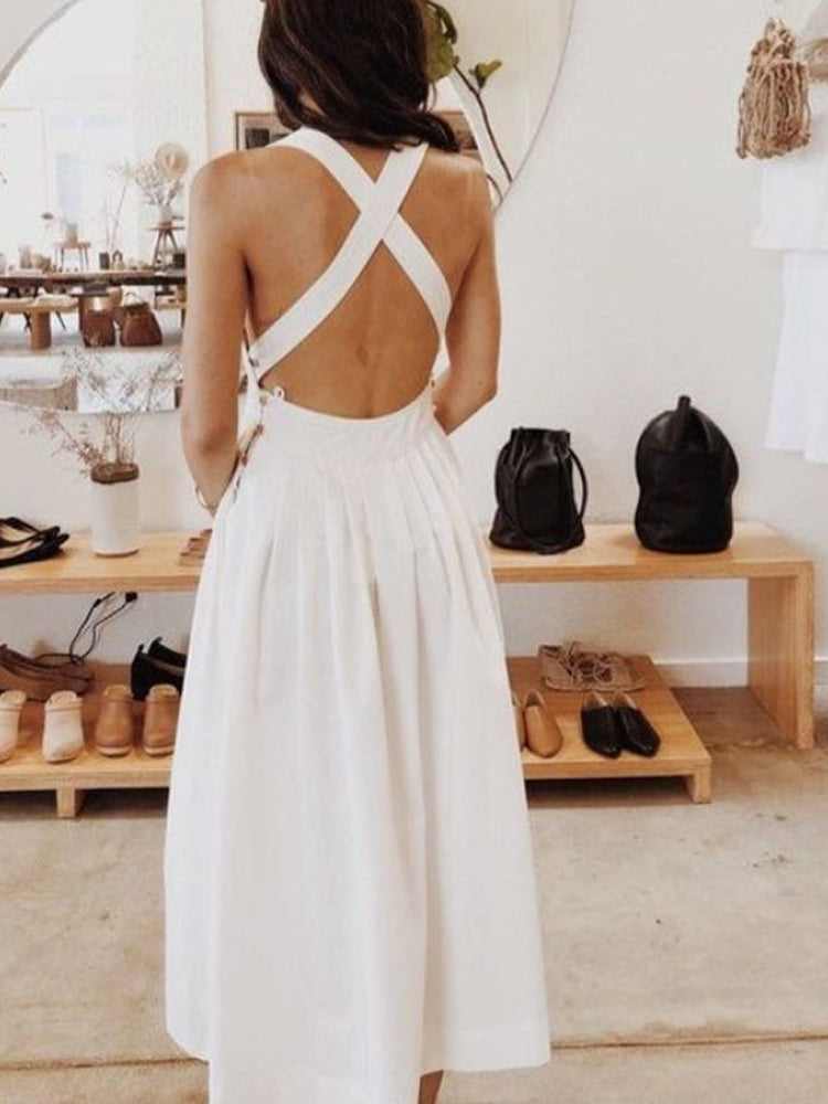 Summer Backless Stylish Dress