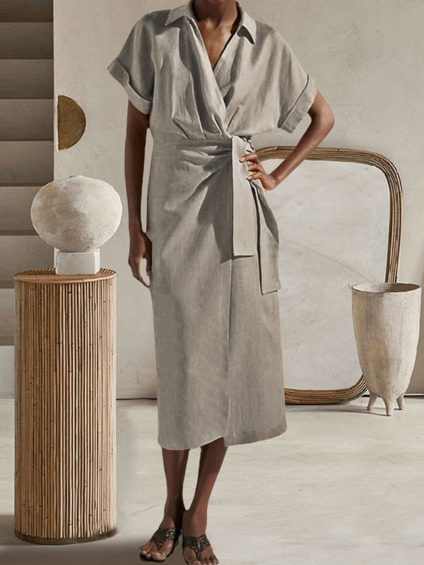 Wabi-sabi Asymmetric Dress