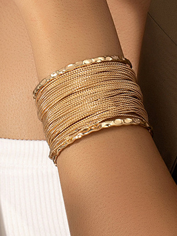 Geometric Alloy Bracelet