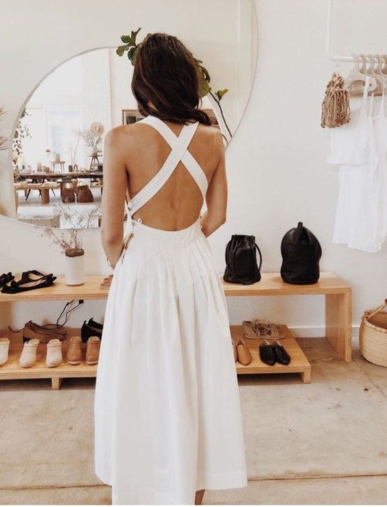 Summer Backless Stylish Dress