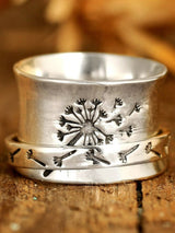 Dandelion Layered Hope Ring