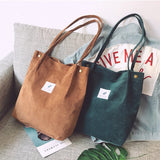 Corduroy Canvas Bag