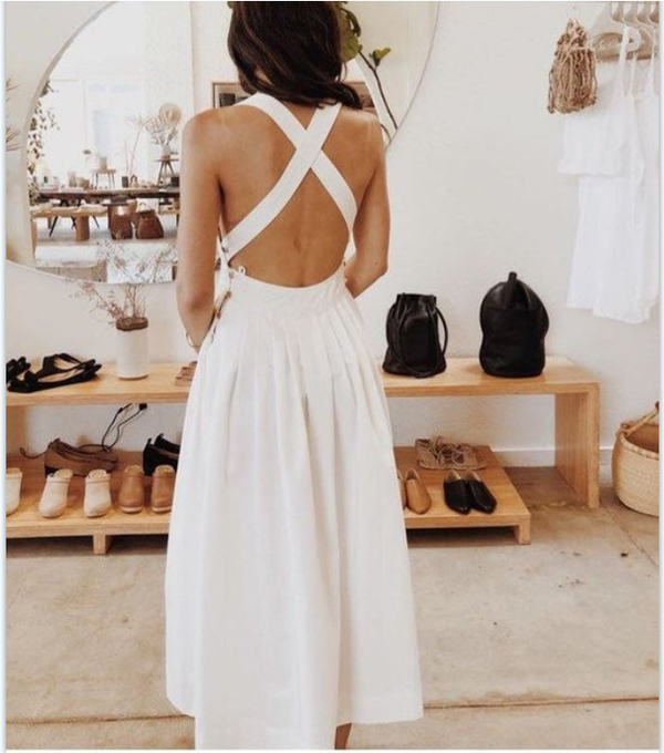 Summer Backless Stylish Dress